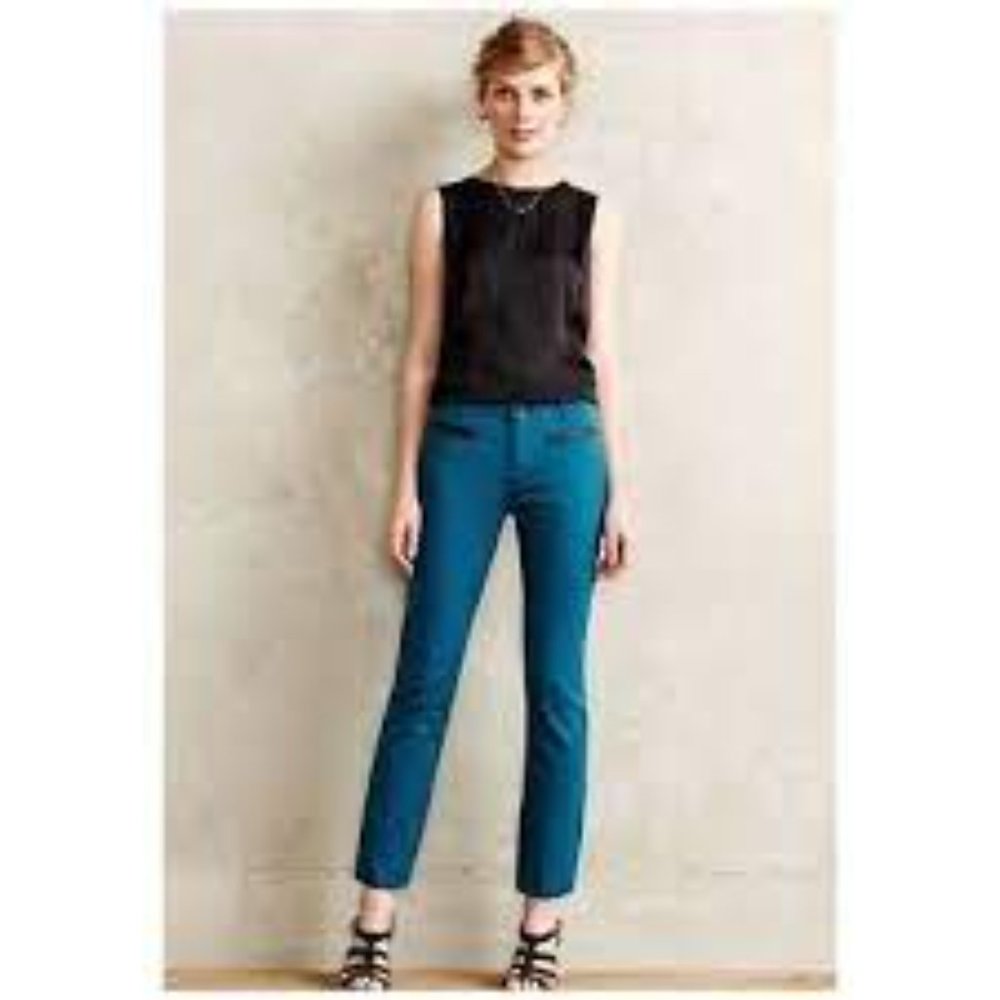 Anthropologie | Teal Cartonnier Charlie Ankle Pant | Size 10 | Worn Once